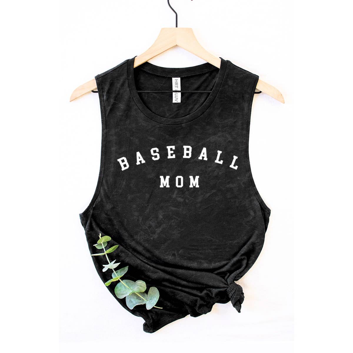 Baseball Mom Mineral Wash Graphic Tank