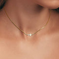 Gold Cross Necklace