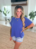Marlin Cotton slub oversize tee