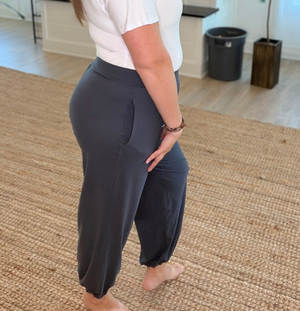 Charcoal Butter Soft Relaxed Jogger Pant