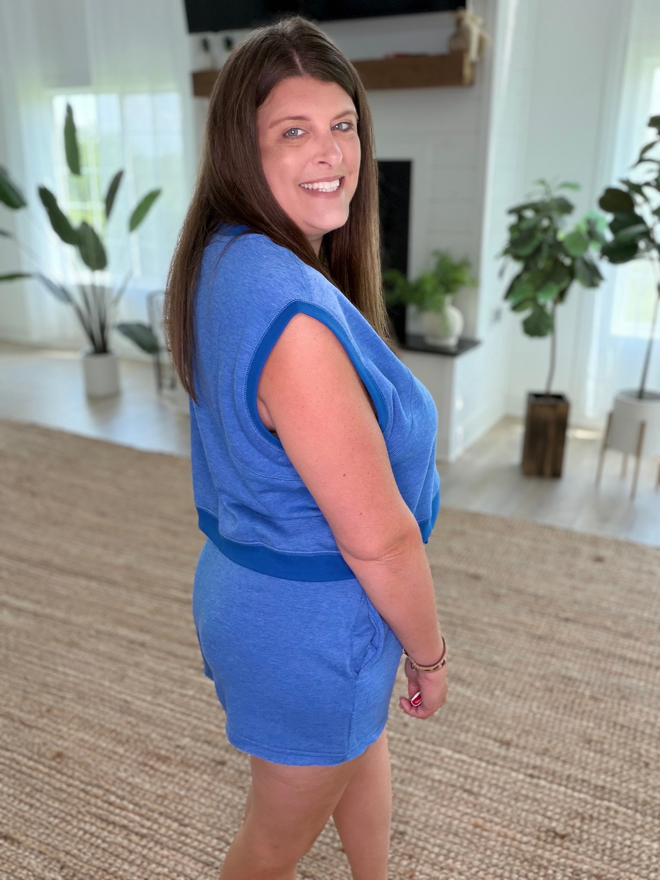Deep Indigo Ember Lounge Fleece Set
