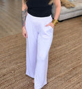Petal Lilac Viscose Modal Wide Leg Pants
