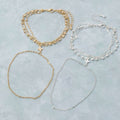 Cross Multi Chain Hand Bracelet