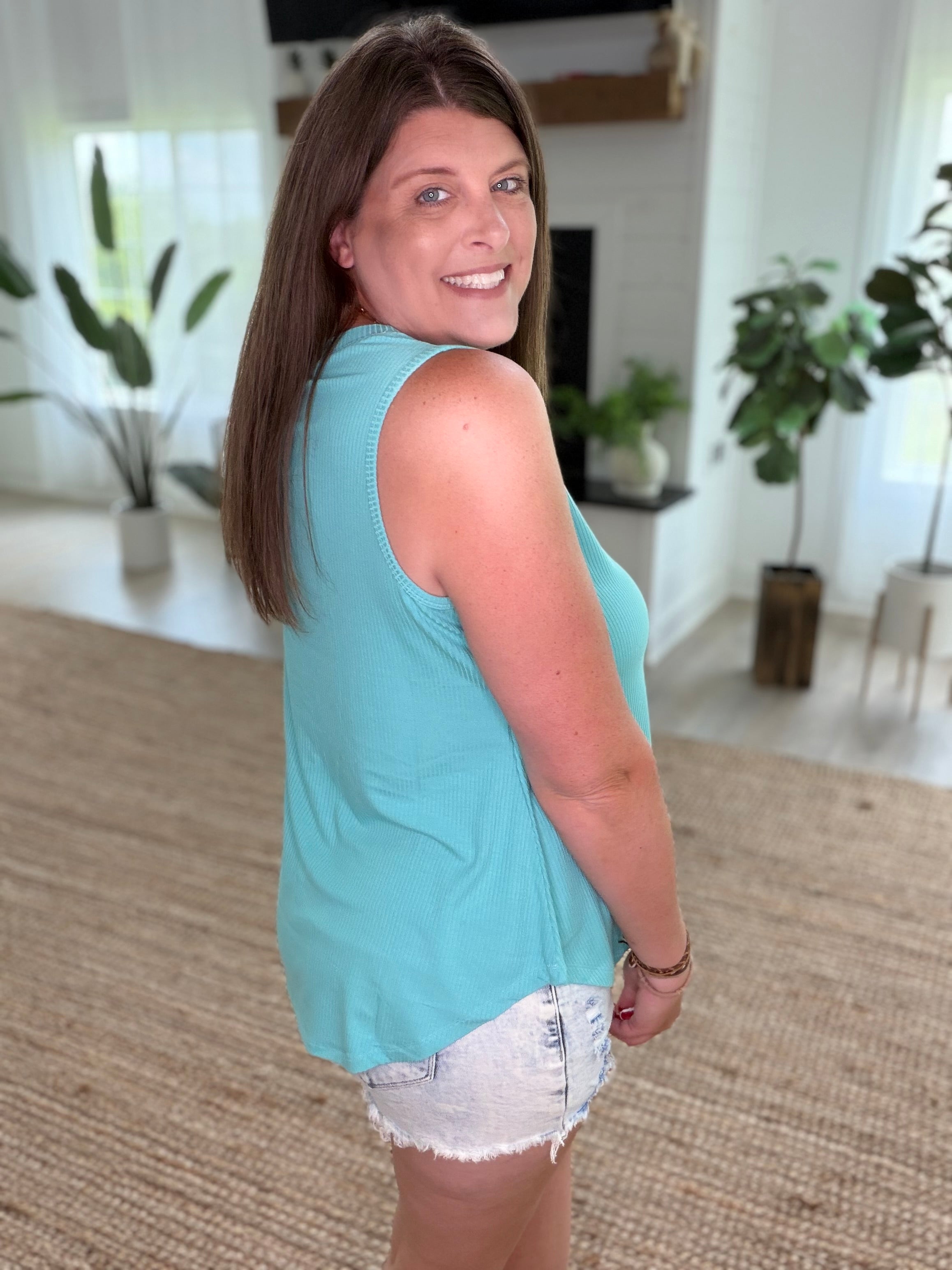 Sage Sleeveless Tank