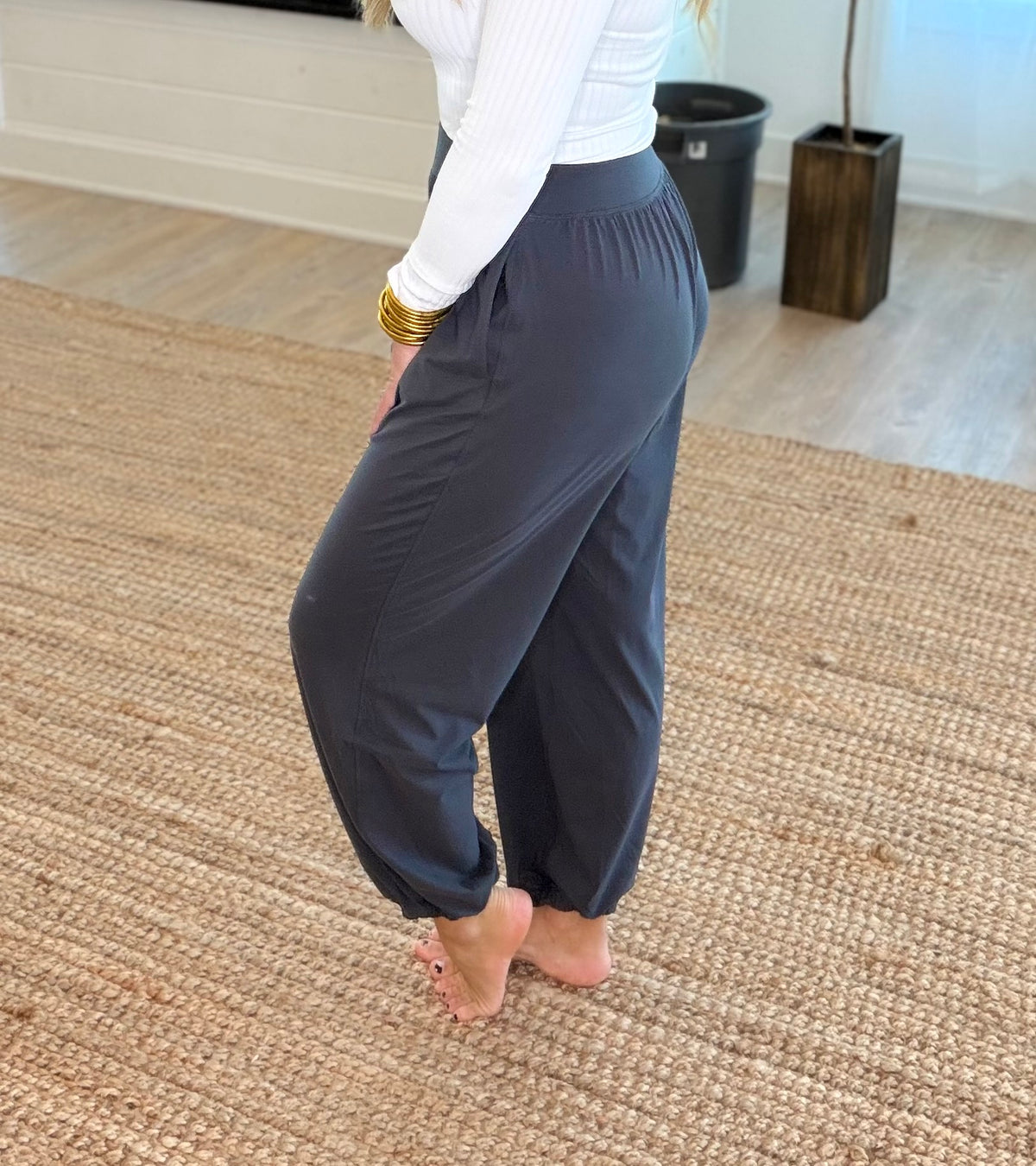 Charcoal Butter Soft Relaxed Jogger Pant