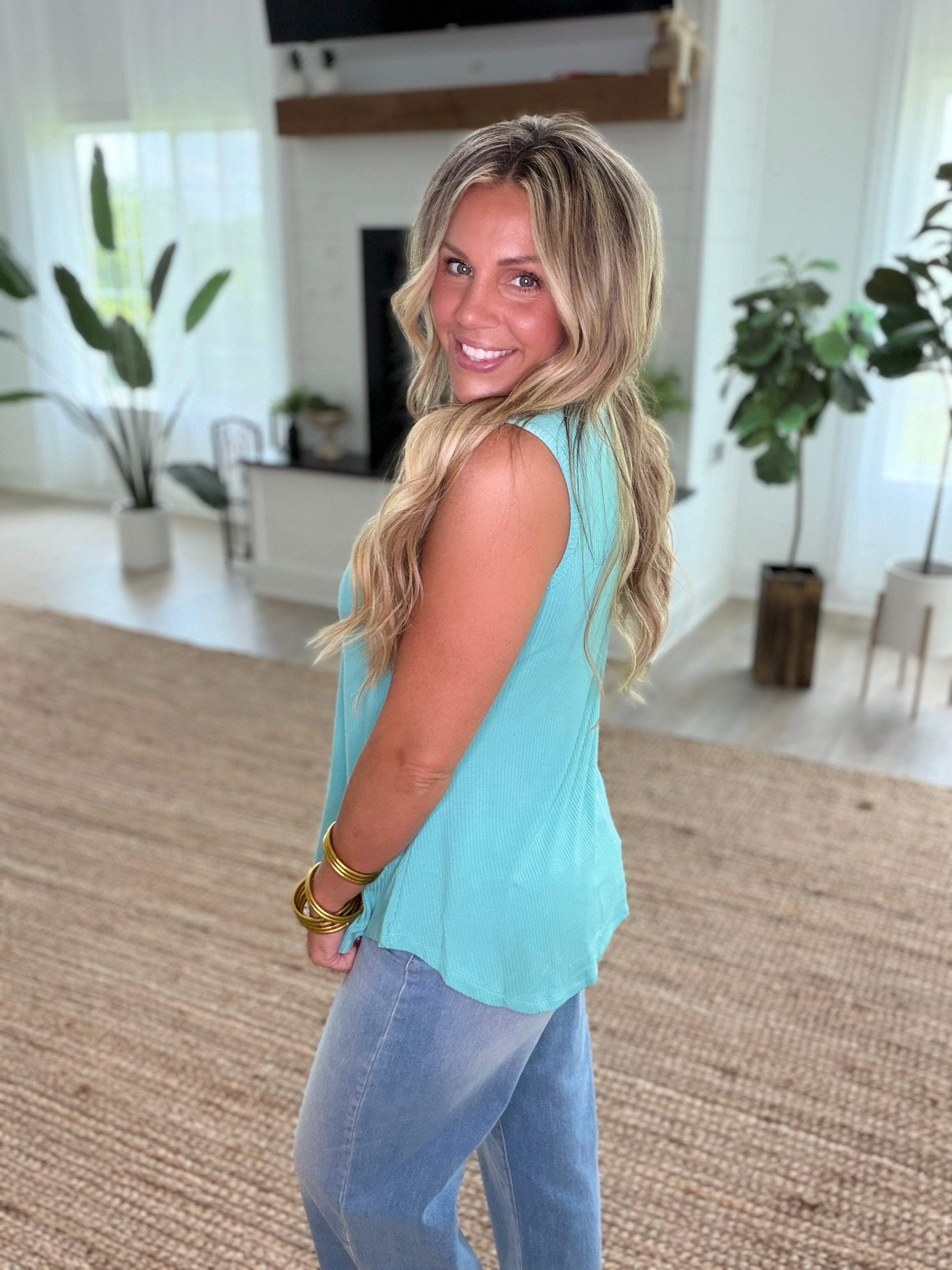 Sage Sleeveless Tank